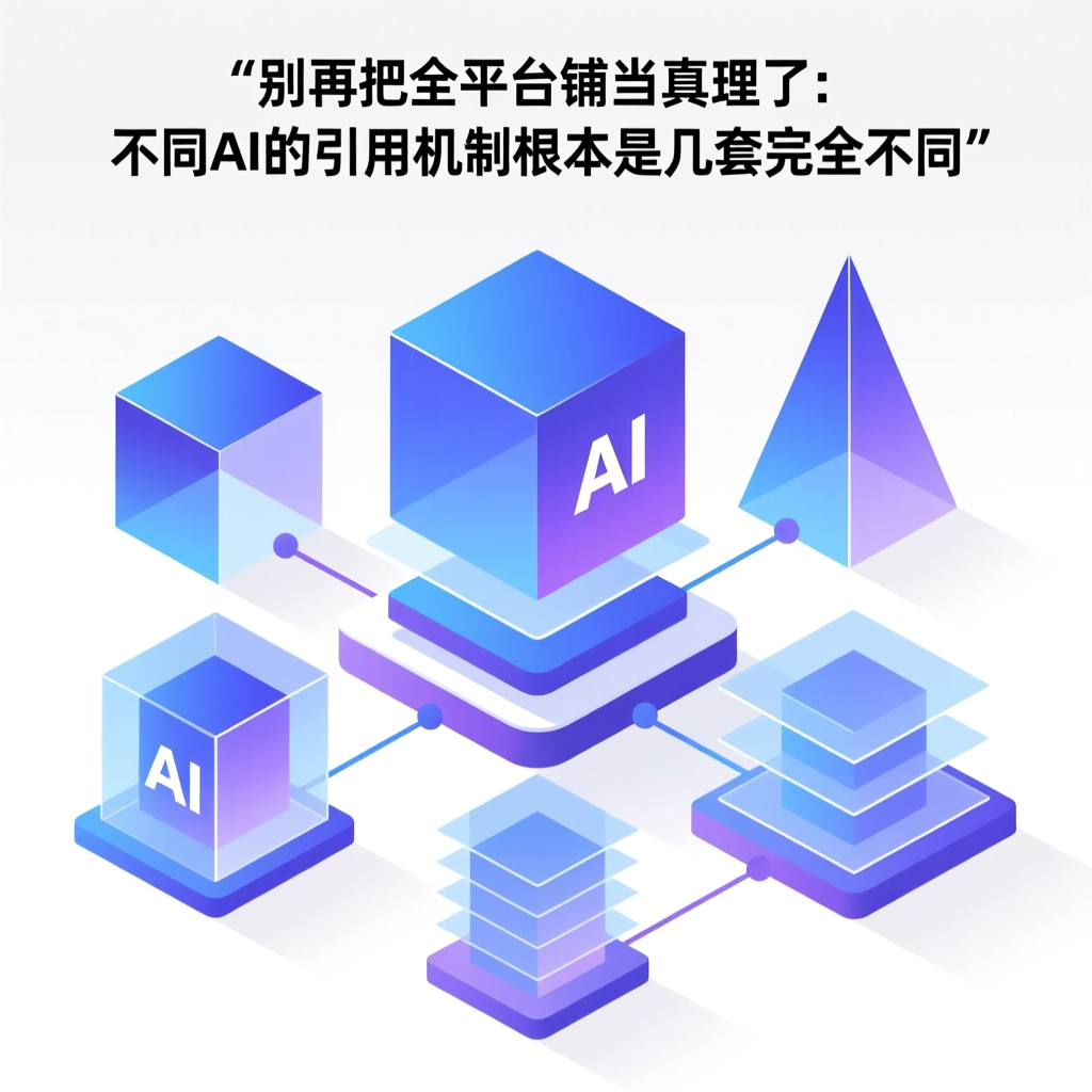 别再把「全平台铺」当真理了：不同 AI 的引用机制，根本是几套完全不同的游戏